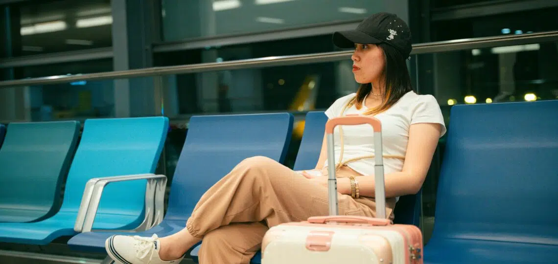 mujer expatriada