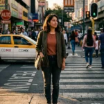 Mujer atravesando una transición personal con coaching de vida