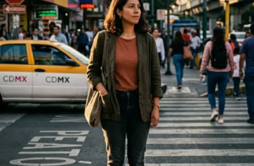 Mujer atravesando una transición personal con coaching de vida
