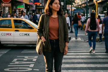 Mujer atravesando una transición personal con coaching de vida