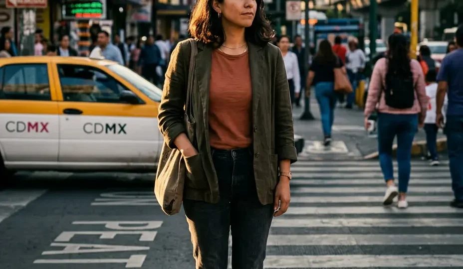 Mujer atravesando una transición personal con coaching de vida